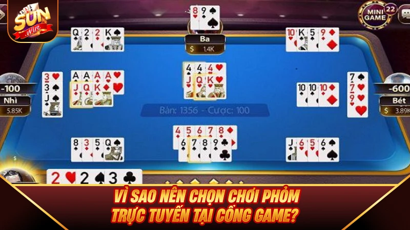 Phỏm - Hướng Dẫn Luật Chơi Và Kinh Nghiệm Đánh Bài Bất Bại Vì sao nên chọn chơi Phỏm trực tuyến tại cổng game?