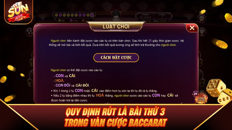 Baccarat - Hướng Dẫn Luật Chơi Và Mẹo Soi Cầu Luôn Thắng 2026 Quy định rút lá bài thứ 3 trong ván cược Baccarat